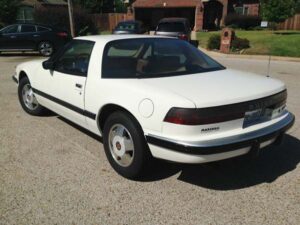 white 1988 buick reatta coupe